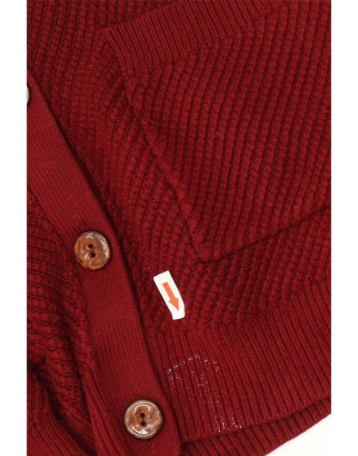 Marks & Spencer Damen-Strickjacke Autograph UK 12 Mittelrote Viskose