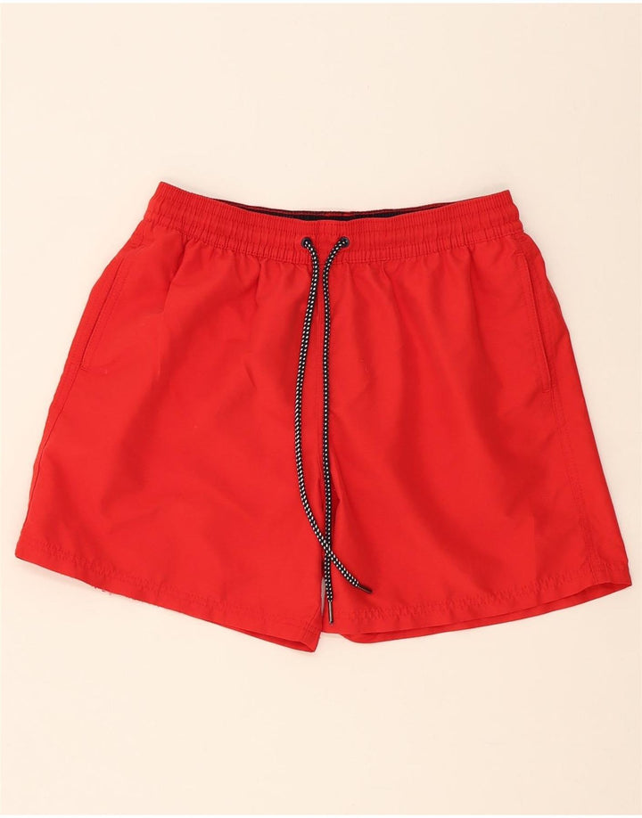 MARKS & SPENCER Mens Sport Shorts Large Red Polyester Vintage Marks & Spencer and Second-Hand Marks & Spencer from Messina Hembry 