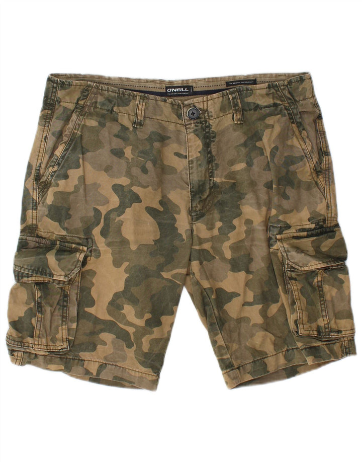 O'NEILL Herren Cargoshorts W31 Mittelgrüne Tarnung