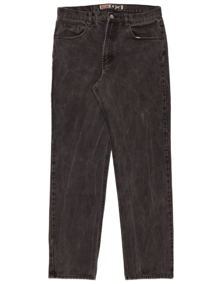 Jinglers Herren Straight Jeans W35 L34 Graue Baumwolle
