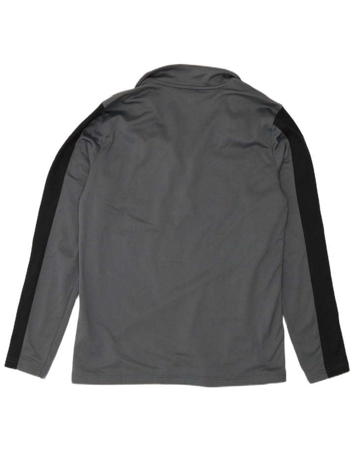 Under Armour Herren-Pullover-Trainingsanzugoberteil mit Reißverschluss, Größe L, Grau, Farbblock
