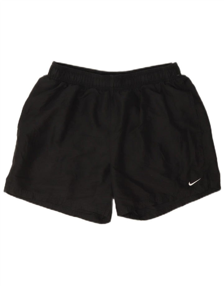 Nike Damen Sportshorts UK 14 Mittelschwarzes Polyester