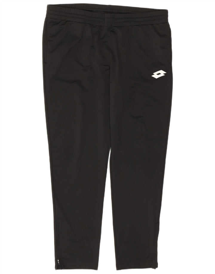 Lotto Damen-Trainingshose, UK 22 3XL, schwarzes Polyester