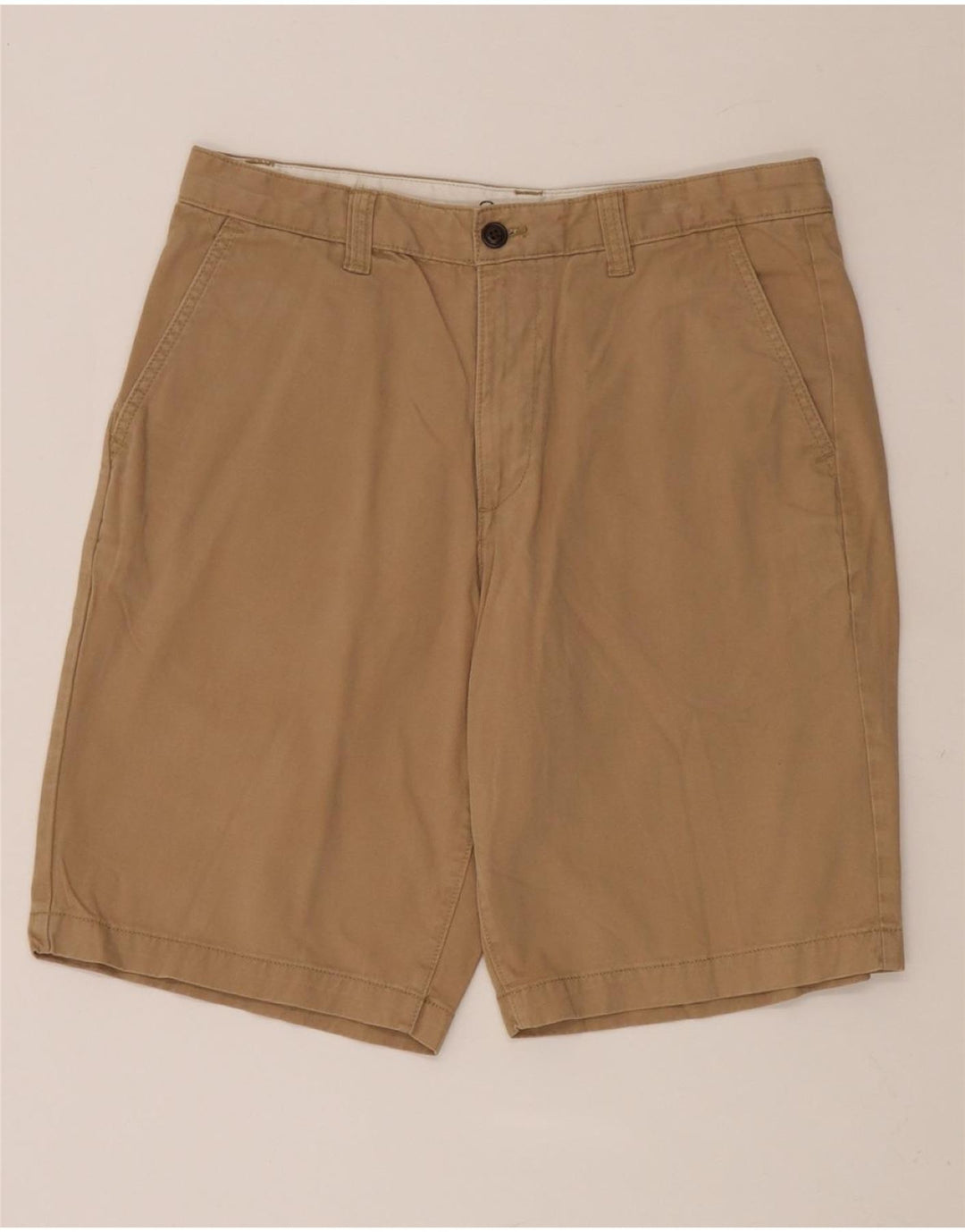 EDDIE BAUER Herren Chinoshorts W33 Medium Khaki Baumwolle