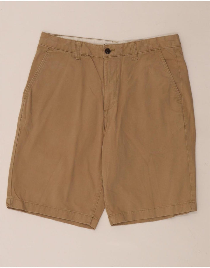 EDDIE BAUER Herren Chinoshorts W33 Medium Khaki Baumwolle