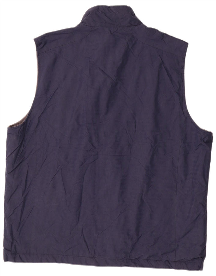 IZOD Herren Utility Gilet UK 42 XL Marineblau Polyester
