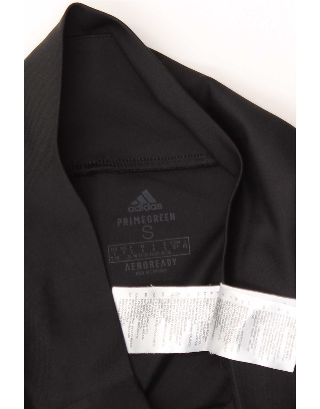 Adidas Damen Aeroready Capri Leggings UK 8/10 Small Schwarz Polyester
