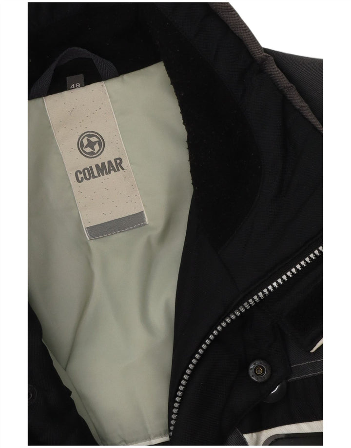 Colmar Herren Skijacke EU 48 Mittelschwarzes Colourblock-Polyester