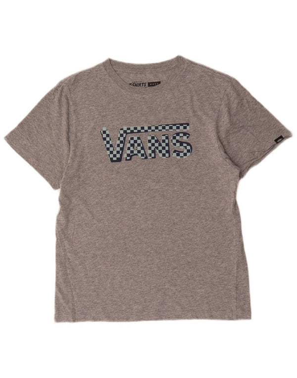 Vans Grafik-T-Shirt für Jungen, 12–13 Jahre, Größe L, Grau, Baumwolle
