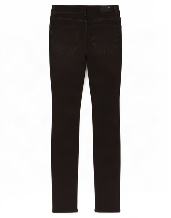Zara Damen Distressed Skinny Jeans EU 36 XS W26 L30 Schwarze Baumwolle
