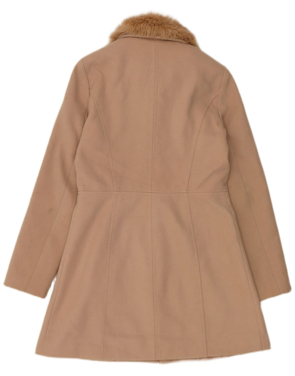 Oasis Damenmantel UK 10 Small Beige Polyester