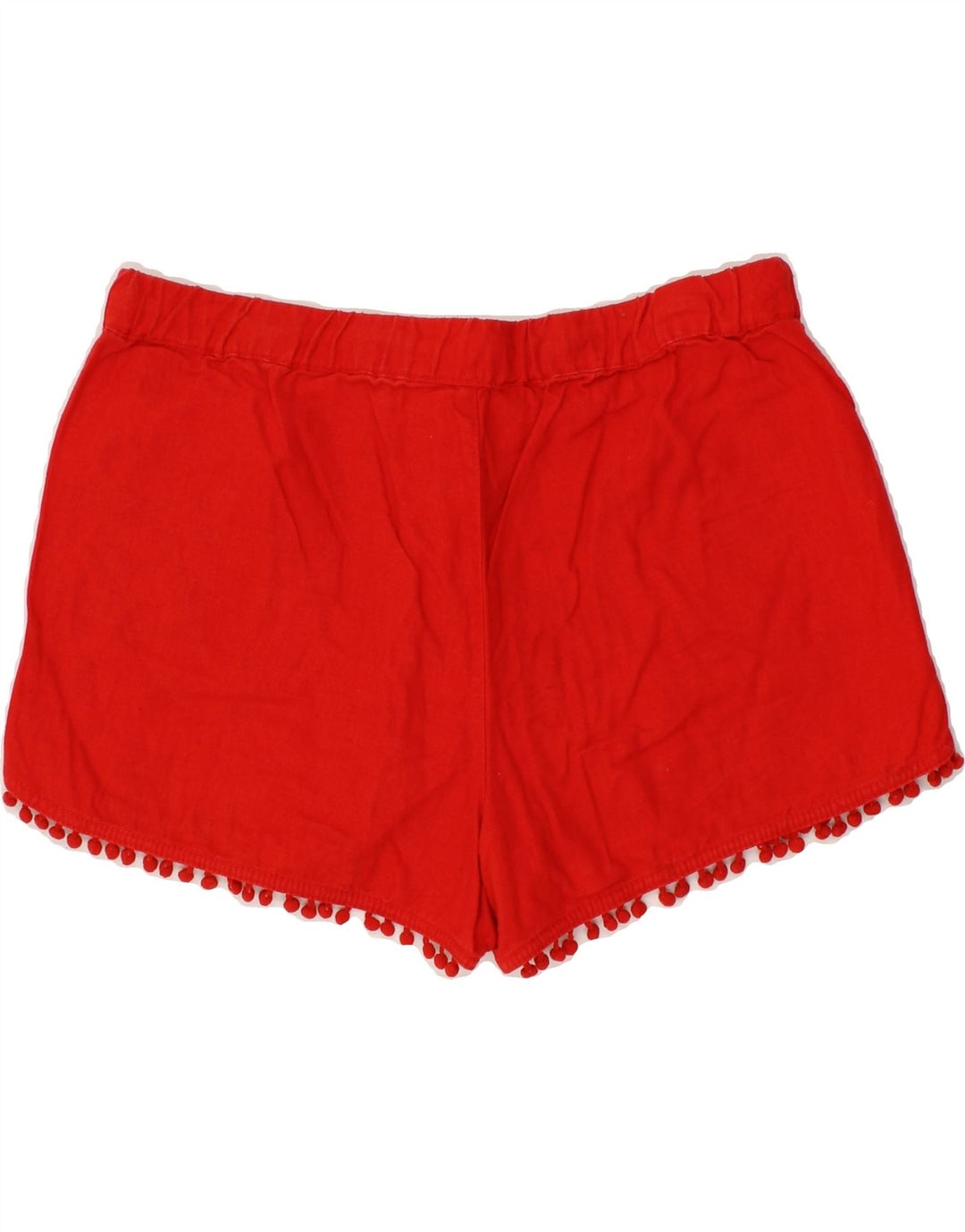 J. CREW Womens Chino Shorts Medium W32  Red Linen Vintage J. Crew and Second-Hand J. Crew from Messina Hembry 