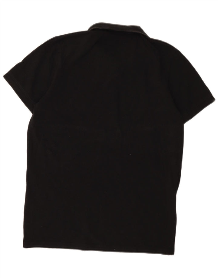 Jack & Jones Herren-Poloshirt, groß, aus schwarzer Baumwolle