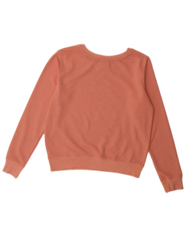 Scotch & Soda Damen Übergroßer Sweatshirt-Pullover UK 6 XS Rosa Baumwolle