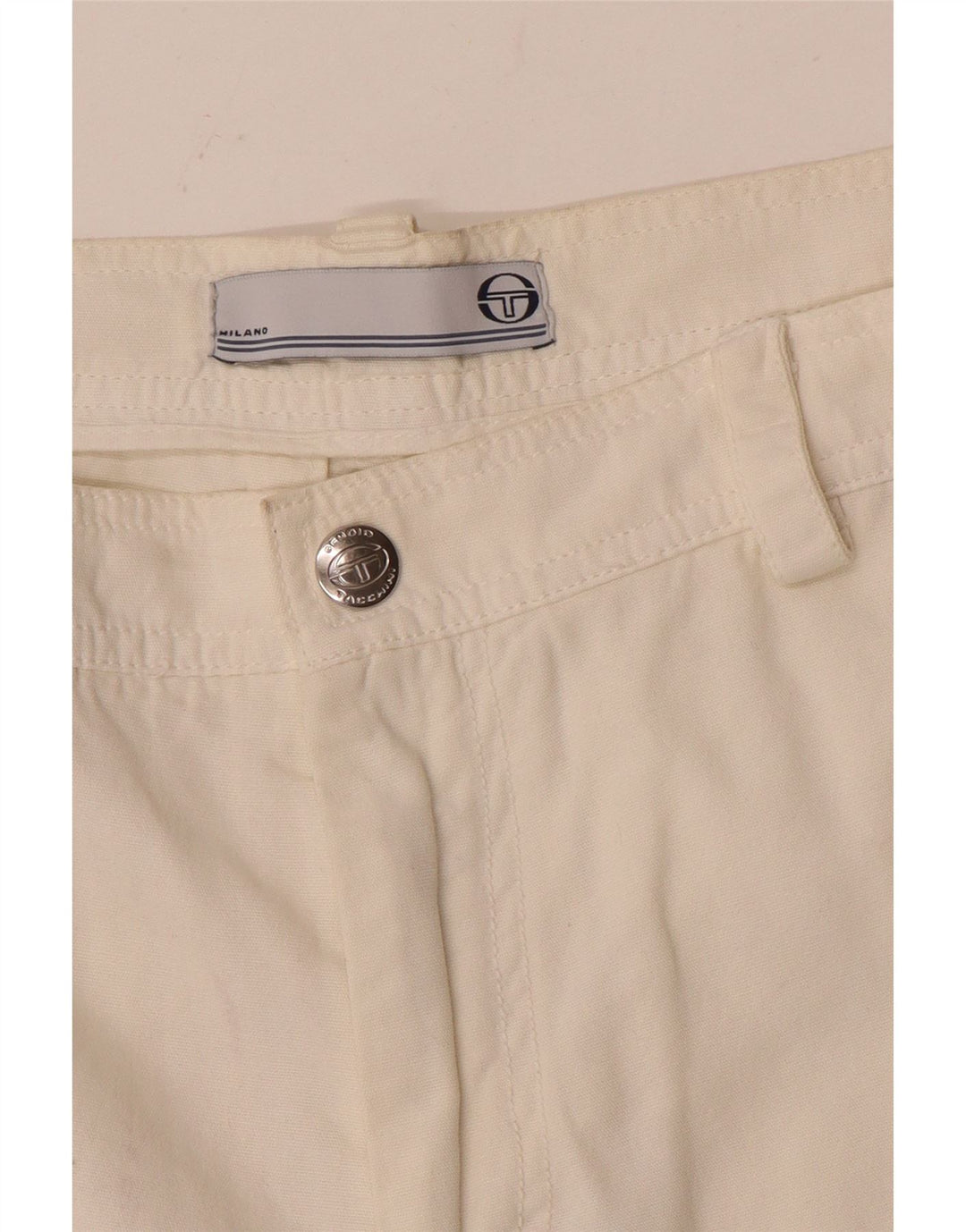 Sergio Tacchini Herren Cargoshorts W32 Medium Weiß
