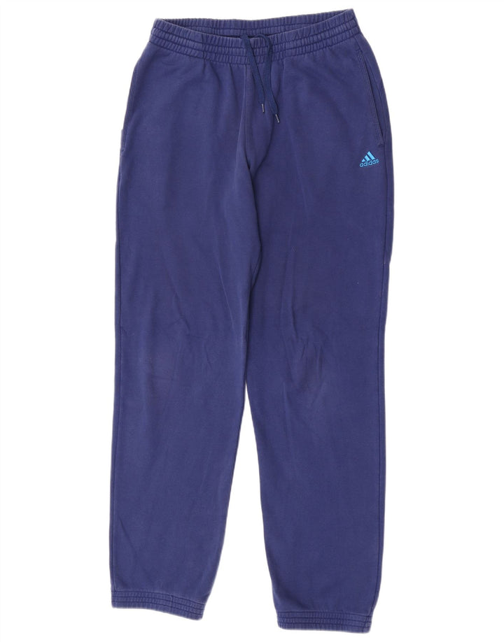 Adidas Herren-Trainingshose, Jogginghose, mittelblau, Baumwolle