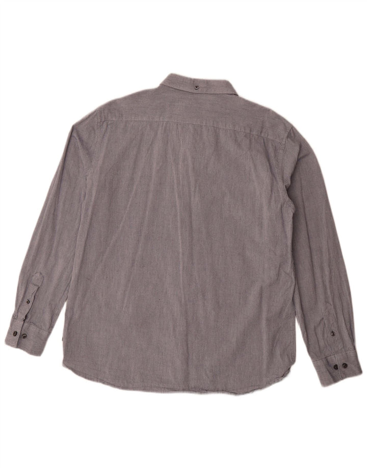 FRENCH CONNECTION Herrenhemd XL Grau Baumwolle
