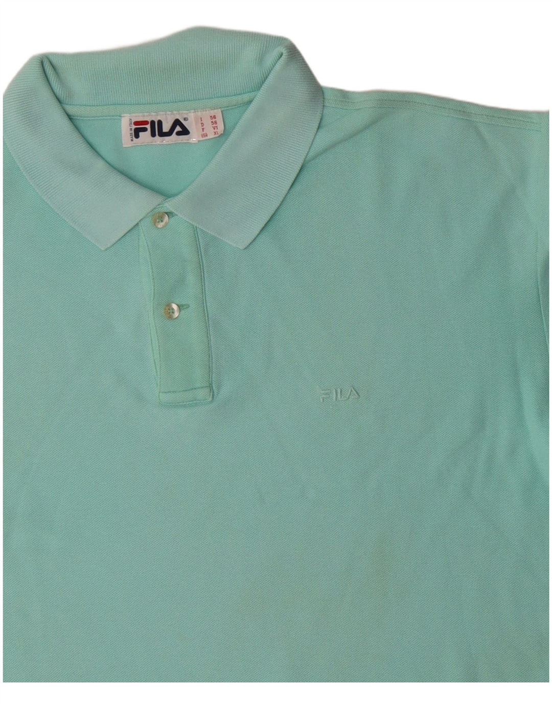 FILA Herren Poloshirt IT 56 XL Blau Baumwolle