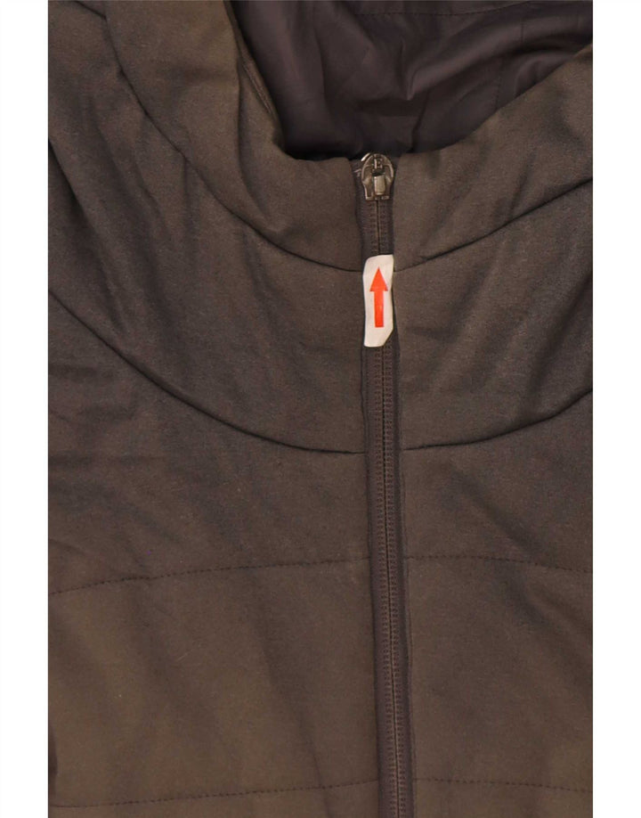 Berghaus Wattierter Damenmantel mit Kapuze, UK 14, Größe L, grau, Polyester