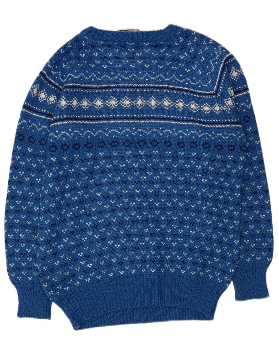 Levi's Herren-Pullover mit Rundhalsausschnitt, klein, blau, geometrisches Acryl