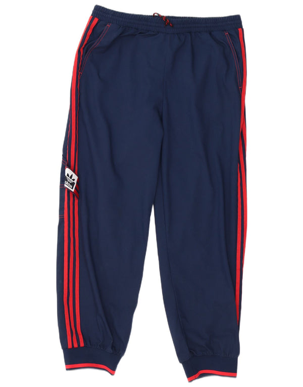 Adidas Damen Cargo-Trainingshose, Jogginghose, UK 22 3XL, Marineblau, Baumwolle