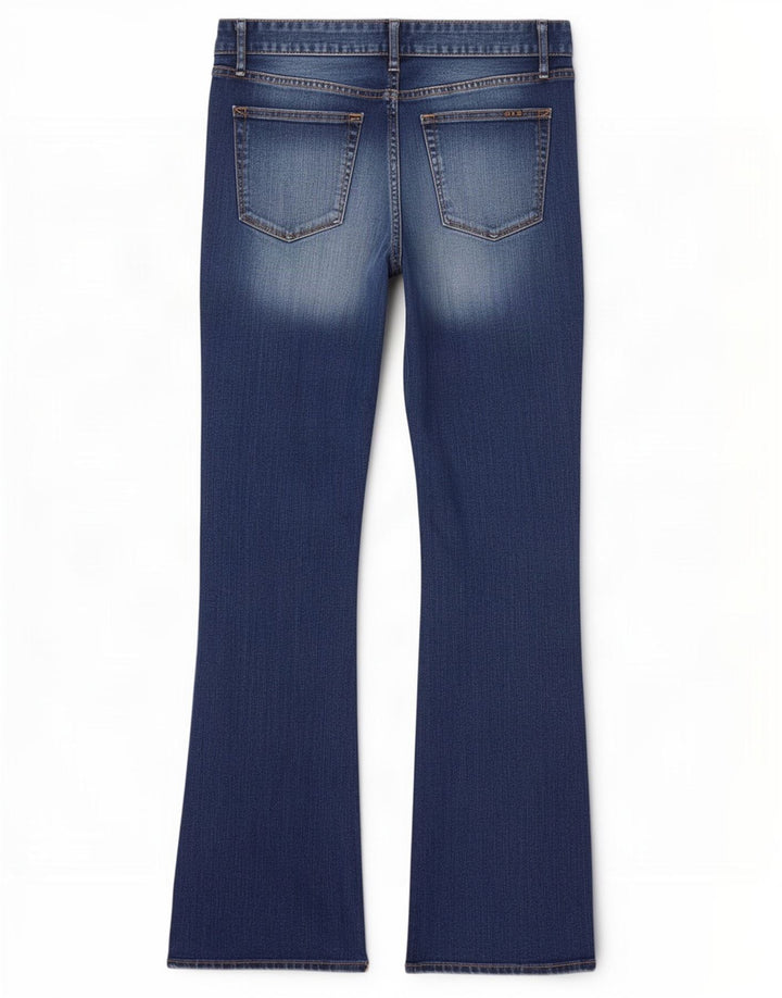Gap Damen Bootcut-Jeans W28 L32 Blaue Baumwolle