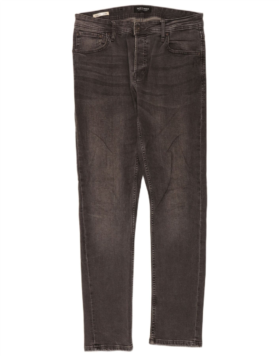 Jack & Jones Herren GLENN Slim Jeans W32 L32 Graue Baumwolle