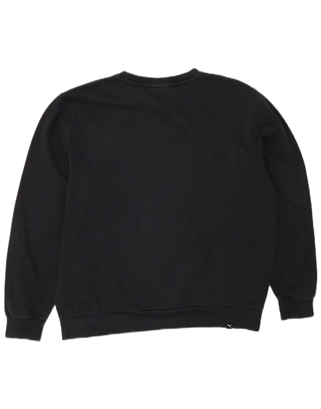 PUMA Mens Graphic Sweatshirt Jumper XL Black Cotton