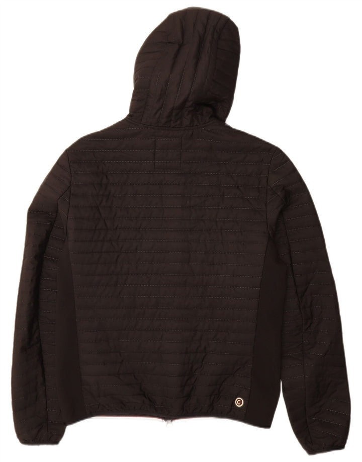 Colmar Herren-Kapuzenjacke, wattiert, IT 50, mittelschwarz, Polyester