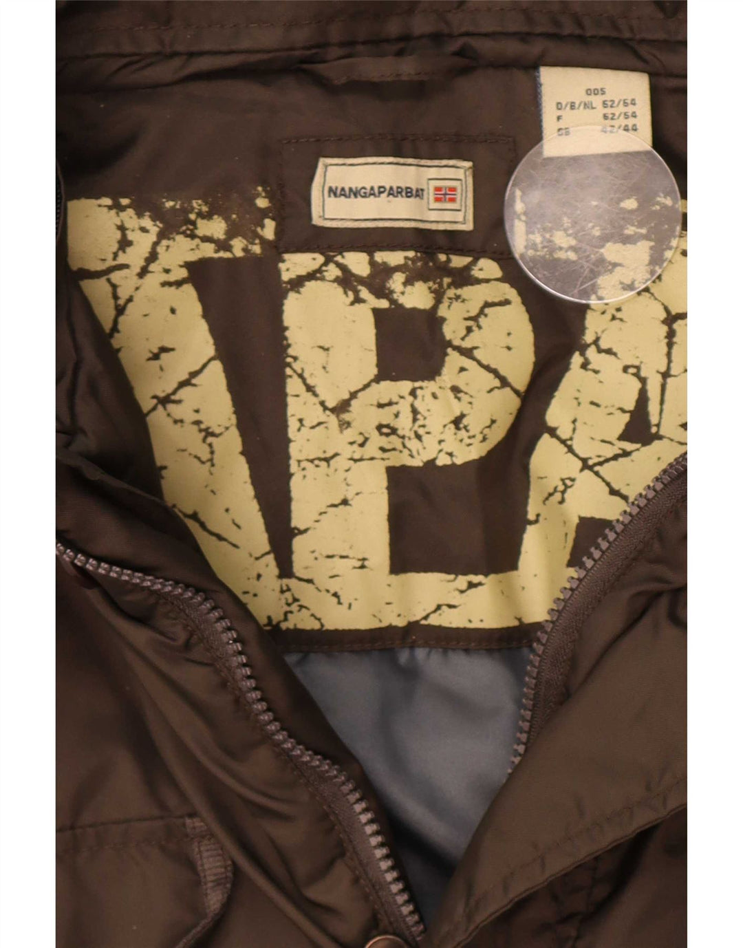 Gepolsterte Herren-Utility-Jacke von Nangaparbat, UK 42/44 XL, braun, Polyamid