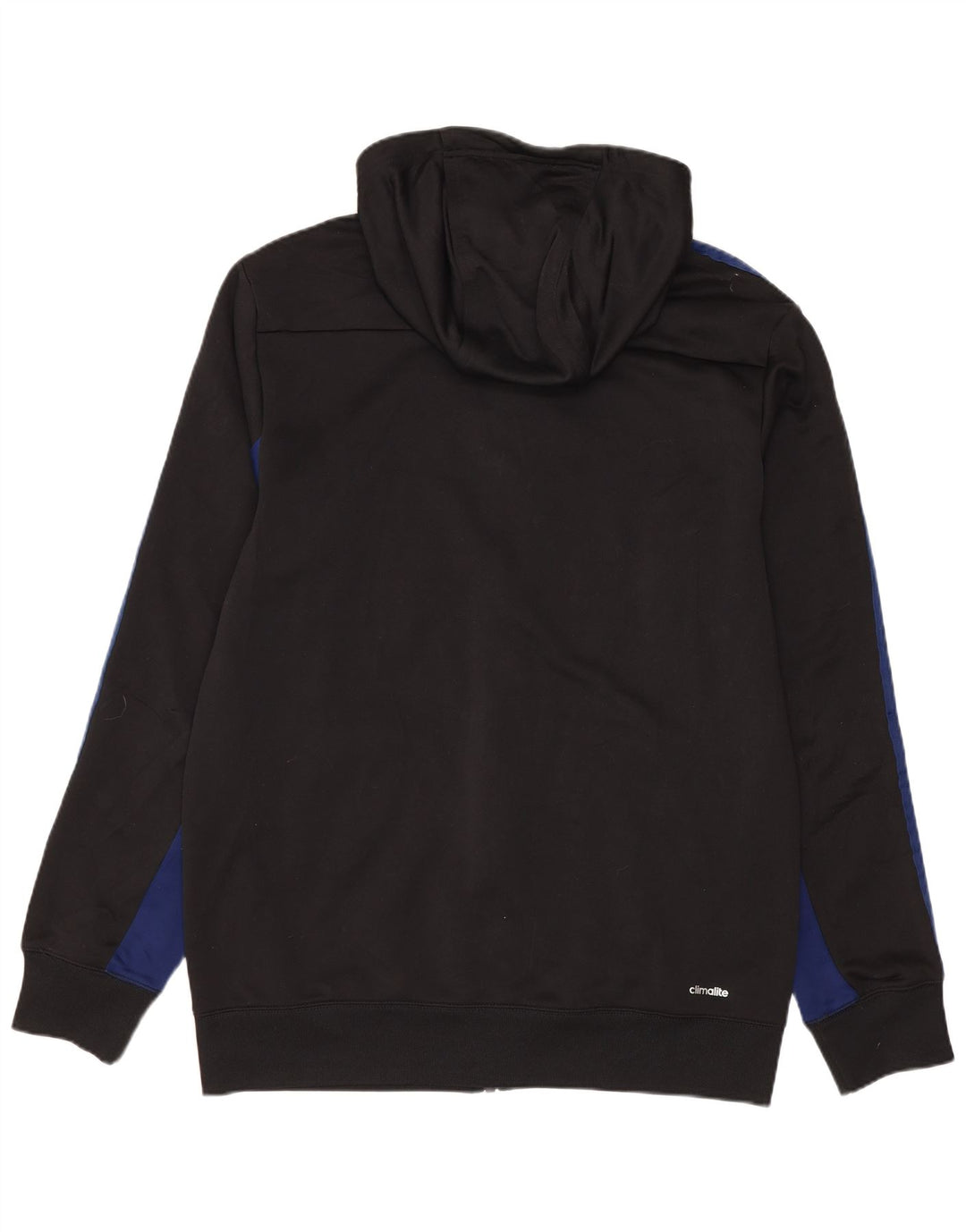 ADIDAS Herren Climalite Zip Hoodie Pullover Mittelschwarz Farbblock