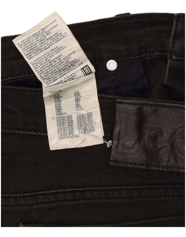 Lee Herren Slim Jeans W34 L34 Graue Baumwolle