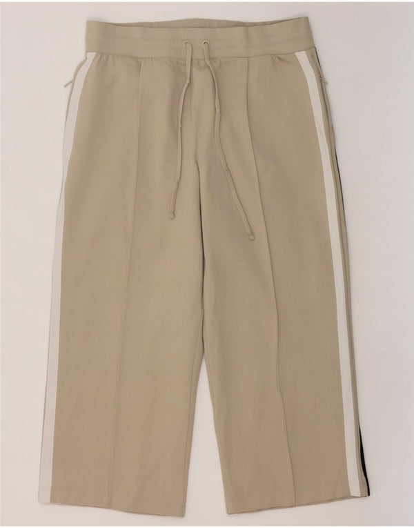 Kurze Trainingshose für Damen von Marks & Spencer UK 18 XL Beige Farbblock