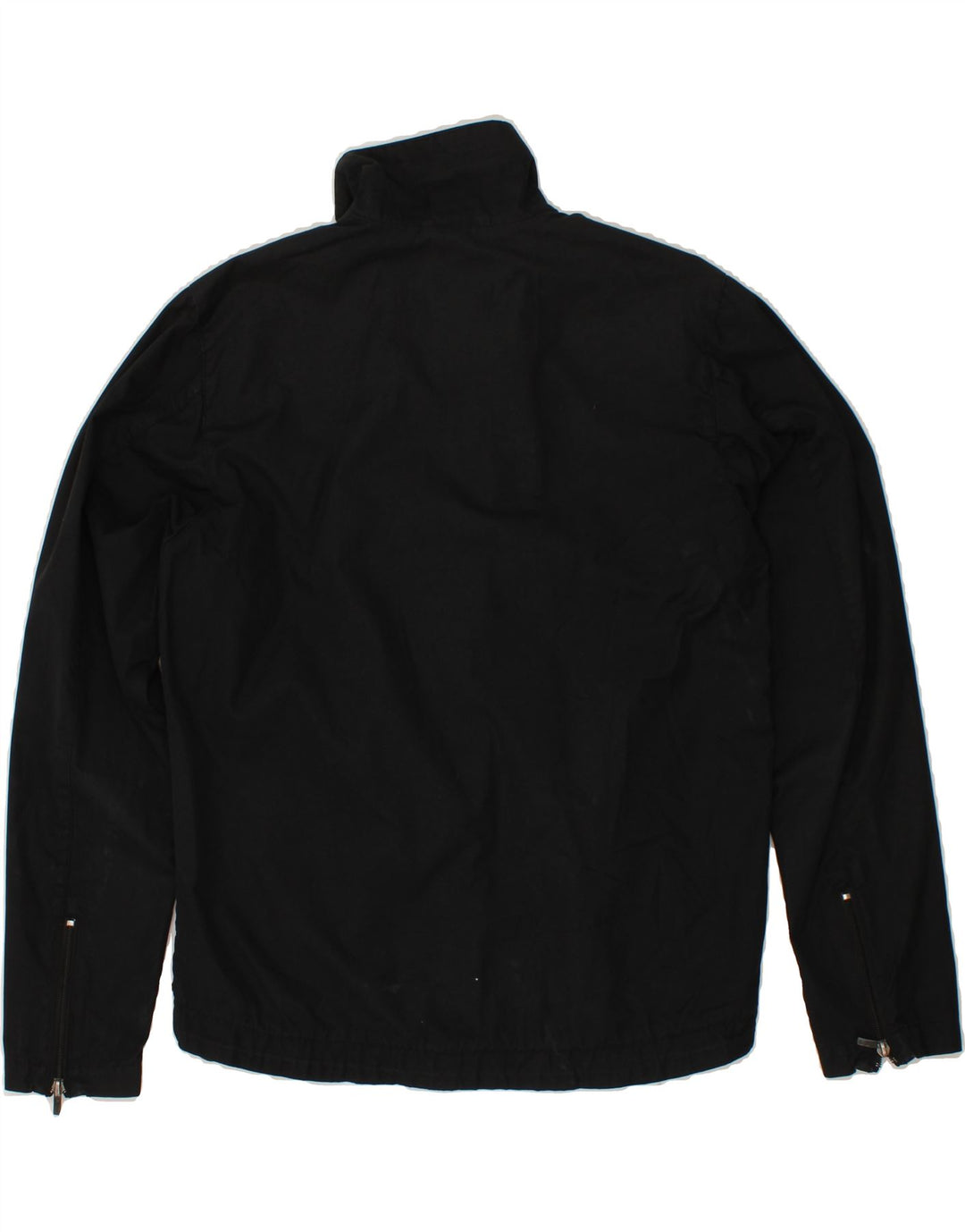 NORTH SAILS Mens Bomber Jacket UK 38 Medium Black Cotton Vintage North Sails and Second-Hand North Sails from Messina Hembry 