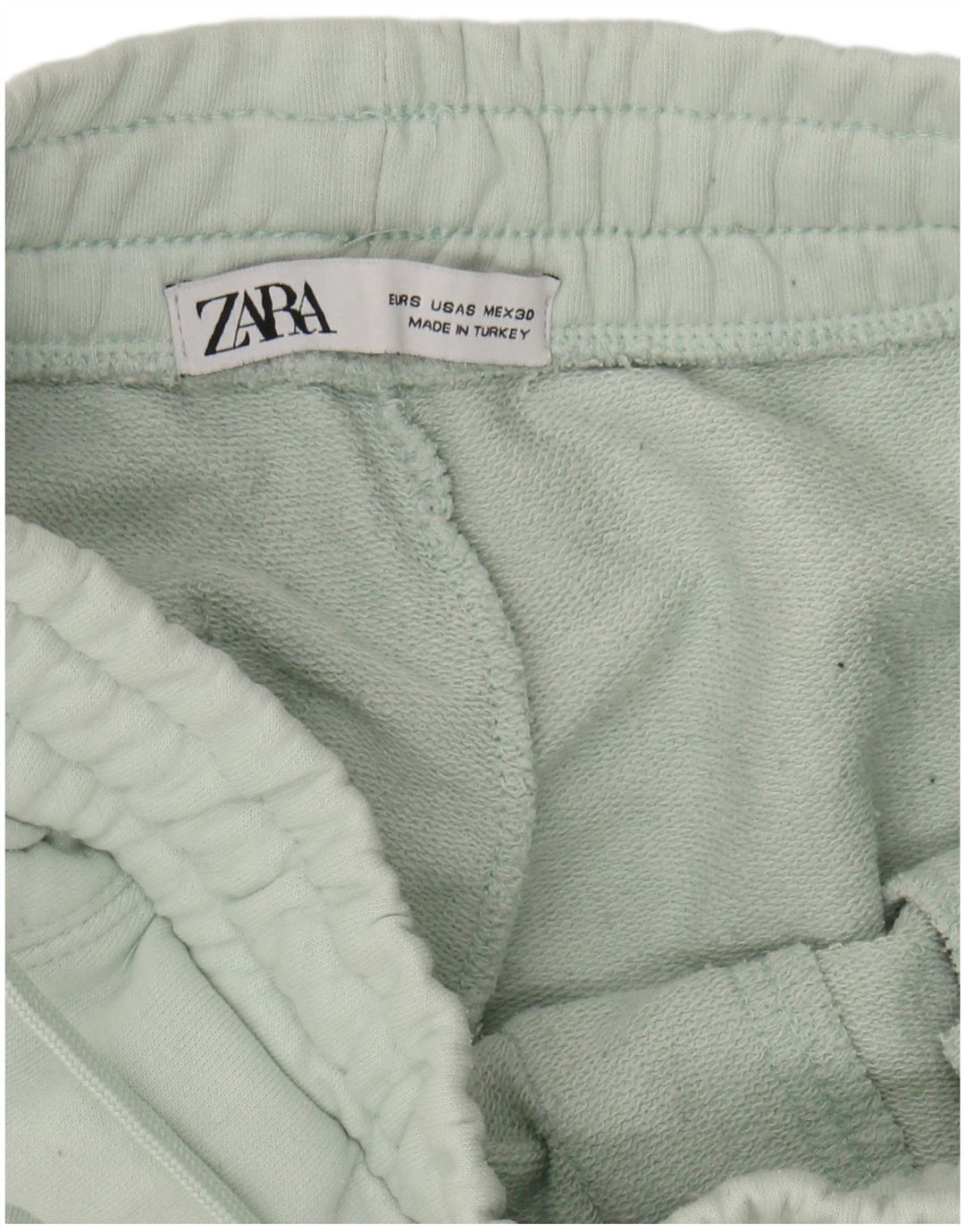 ZARA Womens Tracksuit Trousers Joggers UK 8 Small  Green