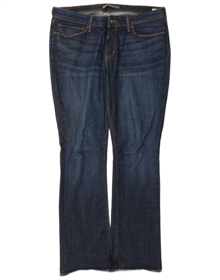 Levi's Damen-Bootcut-Jeans mit mittelhohem Bund, W33 L32, marineblaue Baumwolle
