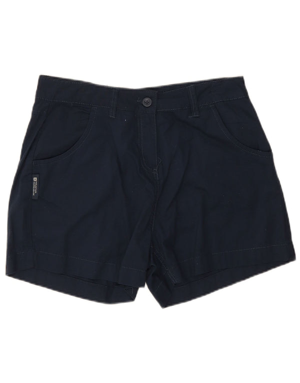 Mountain Warehouse Damen-Freizeitshorts UK 12 Medium W30 Marineblaue Baumwolle