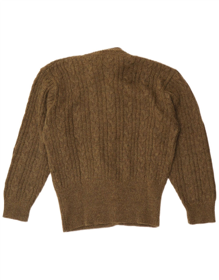 Weekend Damen-Strickjacke, zweireihig, Gr. 14, mittleres Khaki