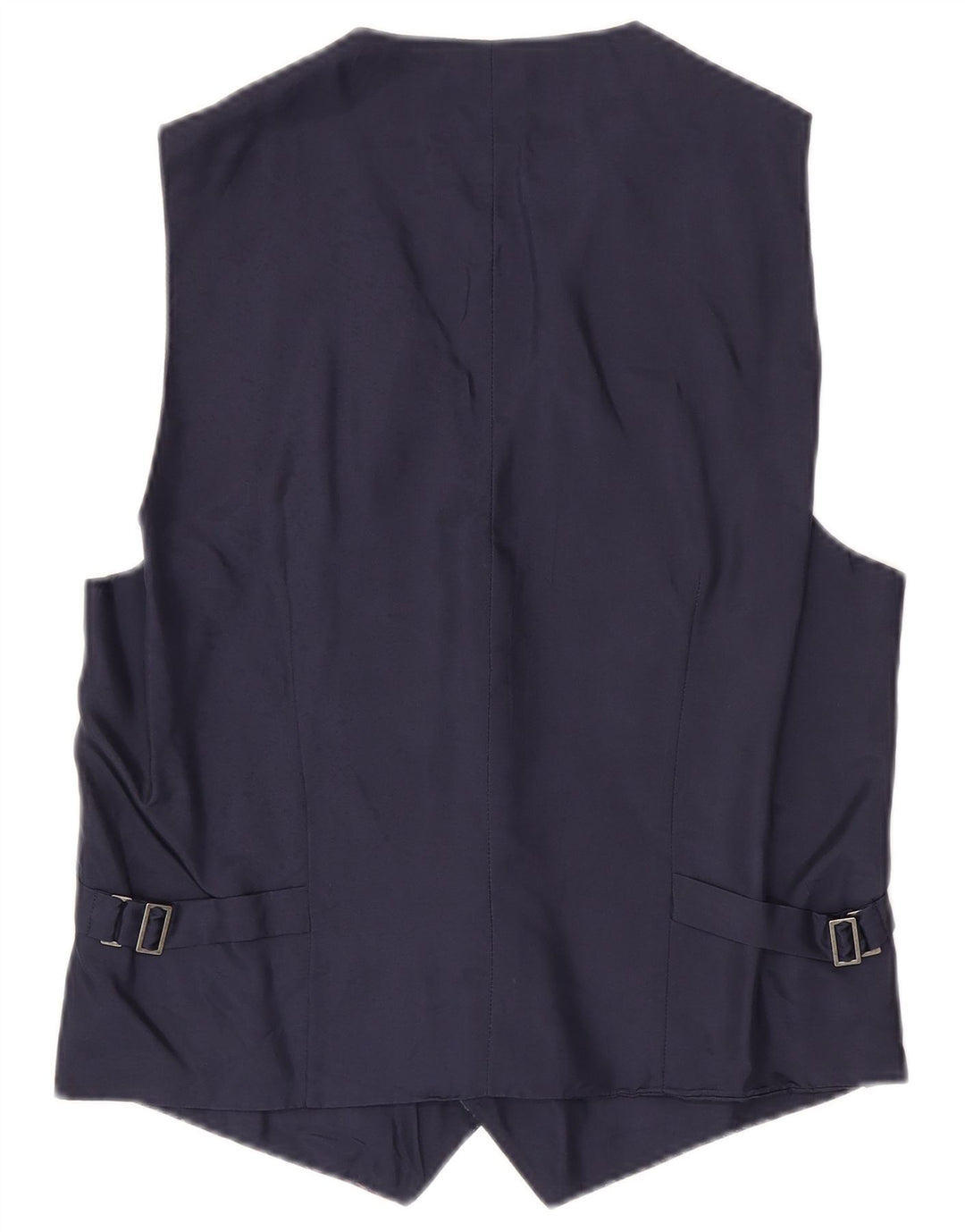 VINTAGE Herrenweste Klein Marineblau Paisley