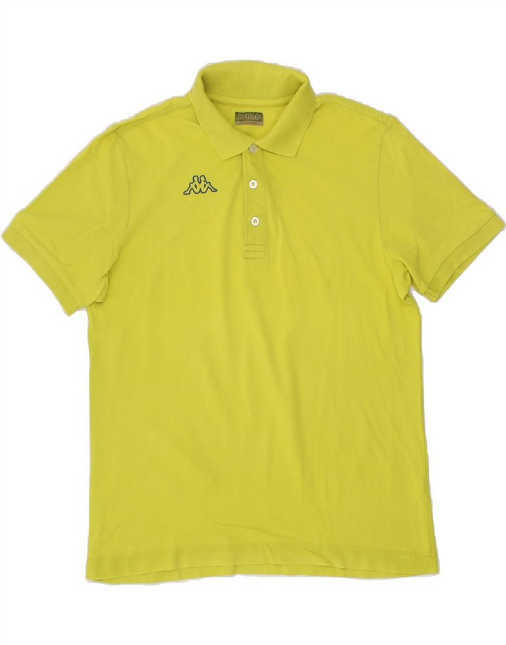 KAPPA Mens Polo Shirt Medium Yellow Cotton Vintage Kappa and Second-Hand Kappa from Messina Hembry 
