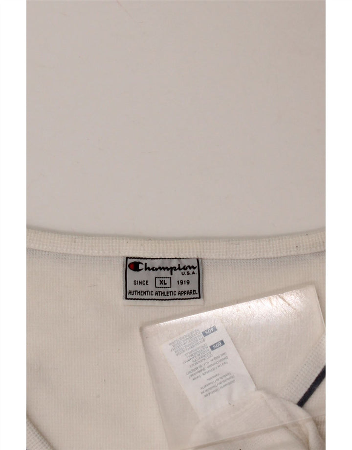 CHAMPION Mädchen-Trägershirt, 13–14 Jahre, XL, weiße Baumwolle