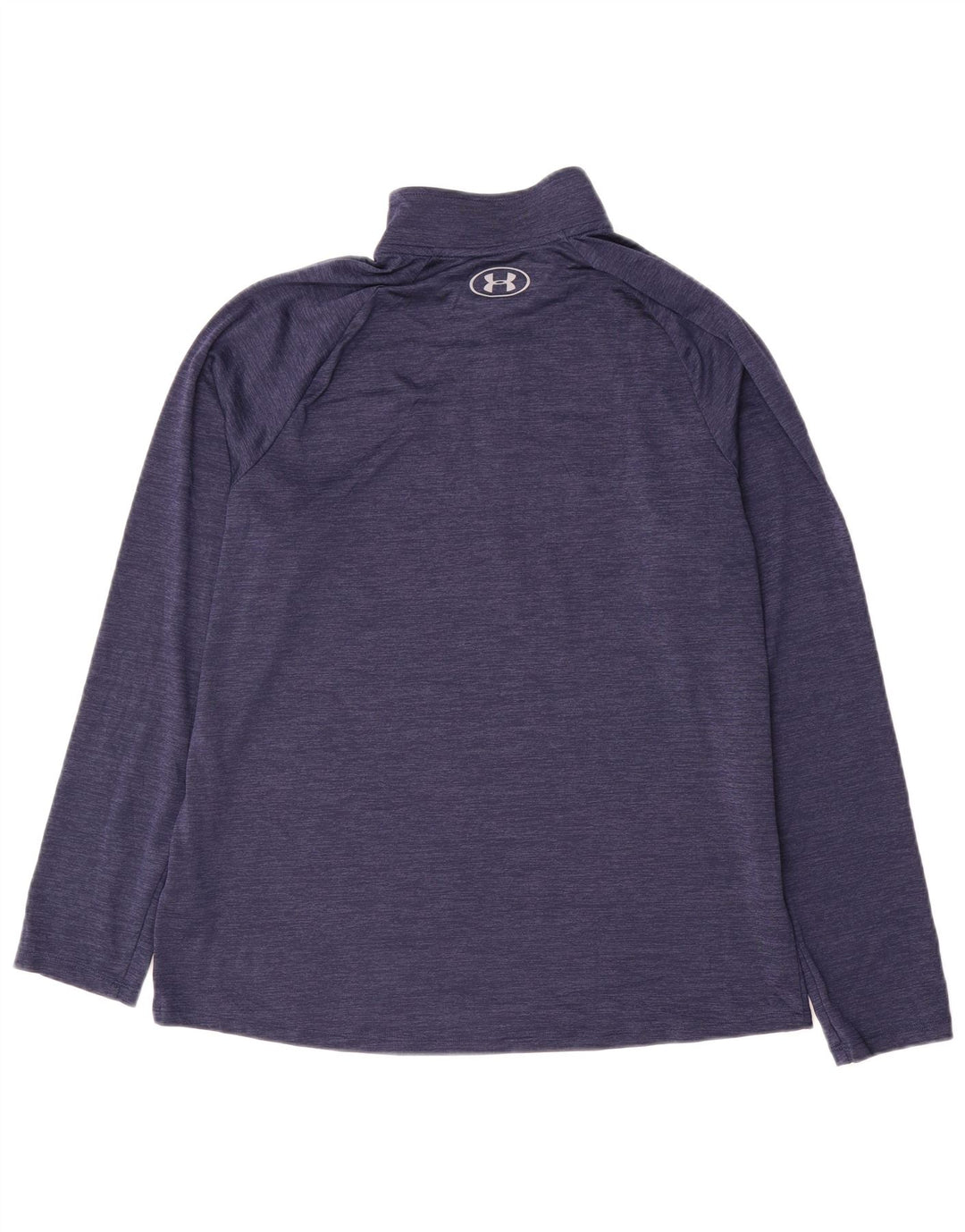 Under Armour Herren-Pullover-Trainingsanzugoberteil mit Reißverschluss und großem Marineblau-Nadelstreifenmuster