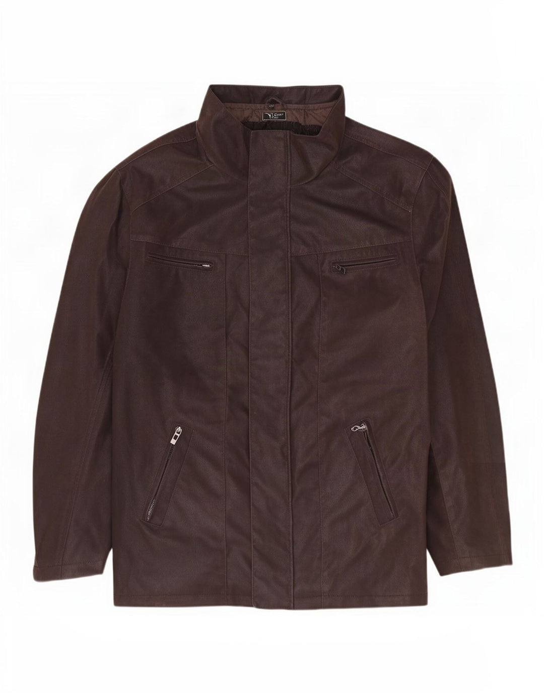 Rino & Pelle Herren Kunstlederjacke IT 52 XL Braun Polyester