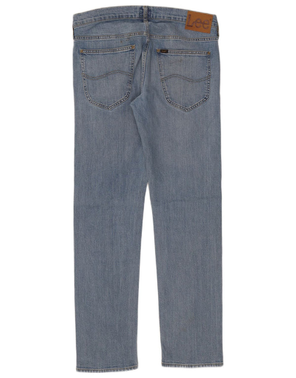 Lee Herren Daren Zip Fly Slim Jeans W32 L32 Blaue Baumwolle