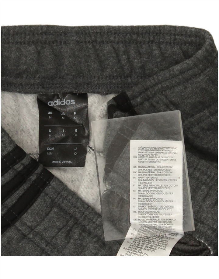 ADIDAS Herren-Trainingshose, Jogginghose, mittelgraue Baumwolle