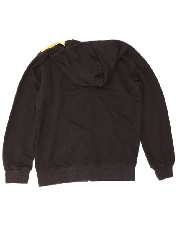 Champion Kapuzenpullover mit Reißverschluss für Jungen, 11–12 Jahre, Größe L, Schwarz, Farbblock
