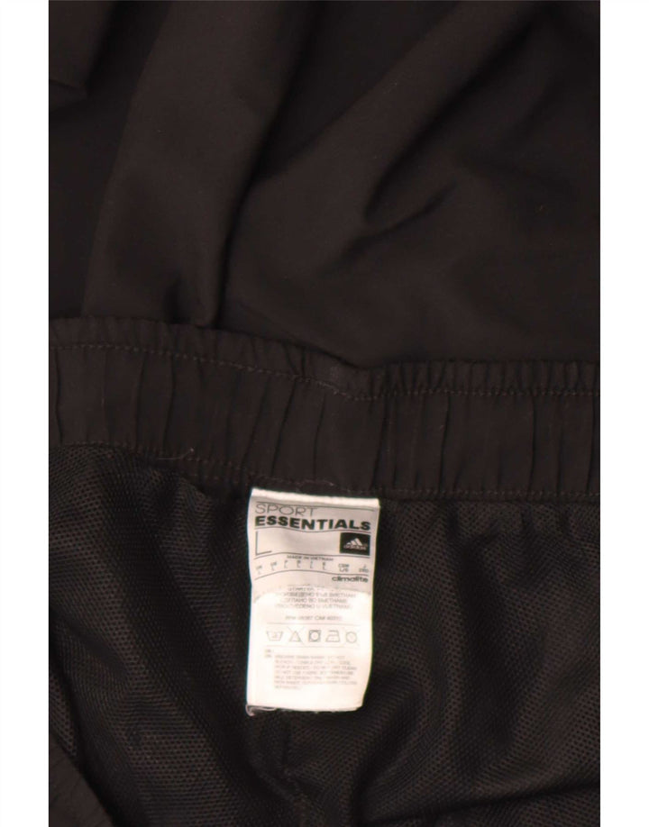 Adidas Herren Climalite Trainingshose, groß, aus schwarzem Polyester