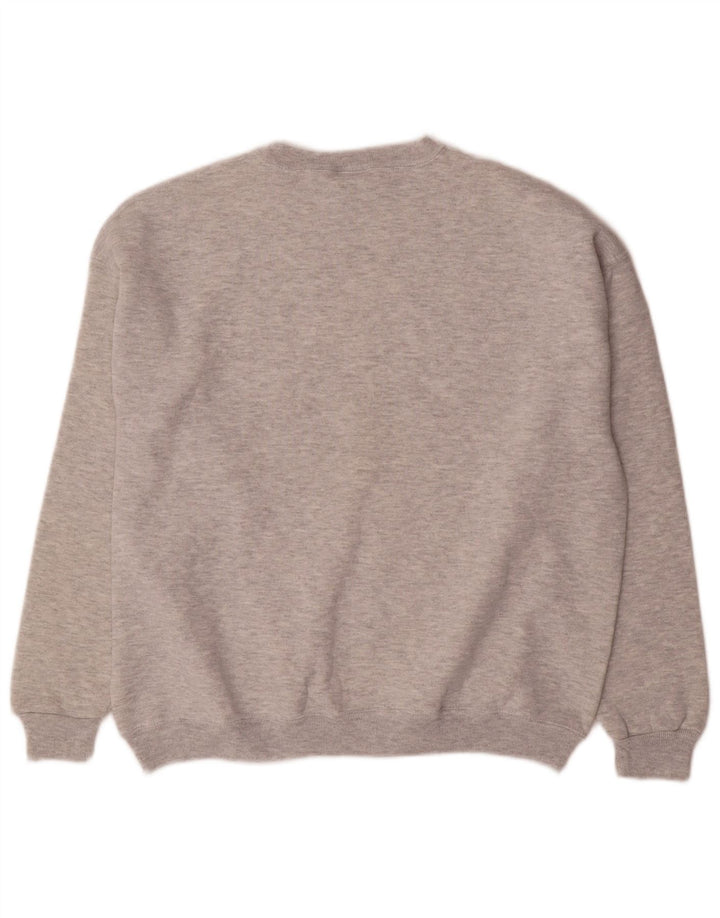 Russell Athletic Jungen-Sweatshirt, Pullover, 15–16 Jahre, XL, grau gefleckte Baumwolle