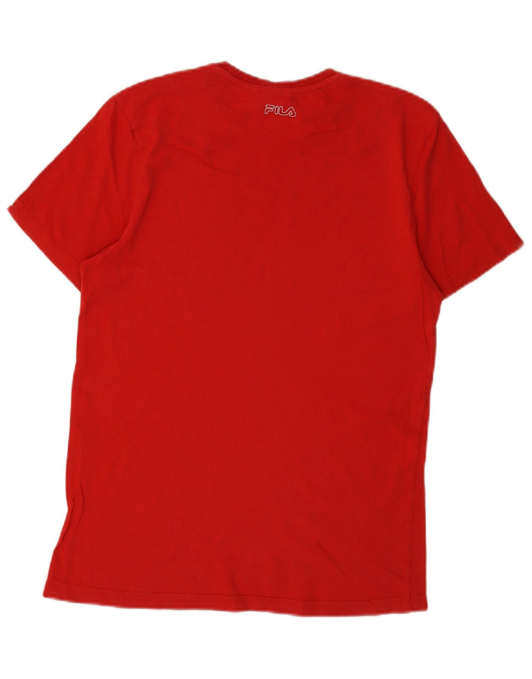 FILA Herren Grafik T-Shirt Top XS Rot