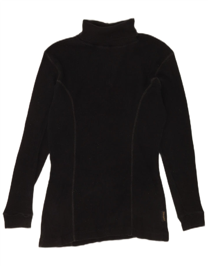 WRANGLER Herren-Top, langärmelig, Größe L, Schwarz